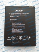 DEXP B350 (3.8V_2500mAh) аккумулятор для смартфона