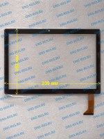 DIGMA Optima 10 Z802 TS1229PL сенсорное стекло, тачскрин (touch screen) (оригинал)