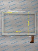 DIGMA Optima 10 Z802 TS1229PL сенсорное стекло, тачскрин (touch screen) (оригинал)